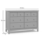 Commode double à 6 tiroirs Graco Benton