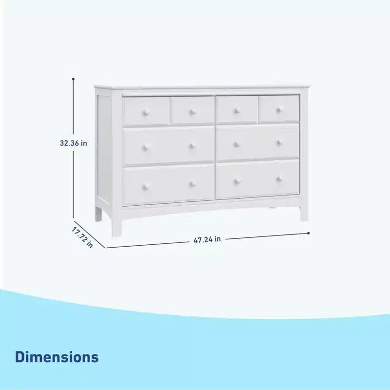 Commode double à 6 tiroirs Graco Benton