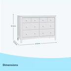 Commode double à 6 tiroirs Graco Benton