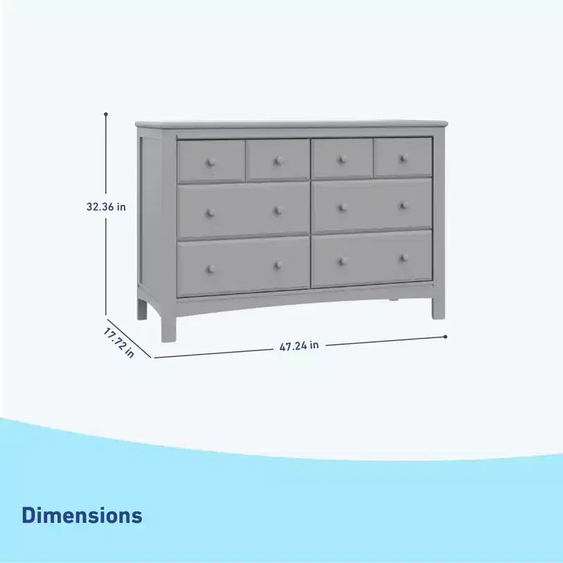 Commode double à 6 tiroirs Graco Benton