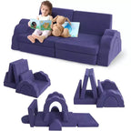 11pcs Modular Kids Play Couch, Children Sectional Sofa Floor Toddler Couch for Kids, Convertible Foam Floor Sofa for Playroom Bedroom