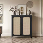 Spruce & Spring Boho Chic Sideboard Buffet Cabinet for Dining Room