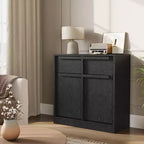 Buffet avec 2 ou 4 tiroirs et grand meuble à café de 80 ou 157 cm avec rangement, buffet de rangement moderne pour la cuisine et la salle à manger