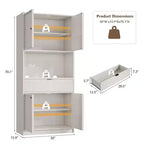 Grand meuble de cuisine, Armoire de rangement de 178 cm avec plan de travail, Buffets de cuisine cannelés avec portes et tiroir, Meuble de rangement autoportant