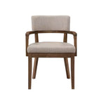 Christopher Knight Home Amelia Chaises de salle à manger modernes en bouclette avec accoudoirs en U (Lot de 2)