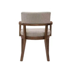 Christopher Knight Home Amelia Chaises de salle à manger modernes en bouclette avec accoudoirs en U (Lot de 2)