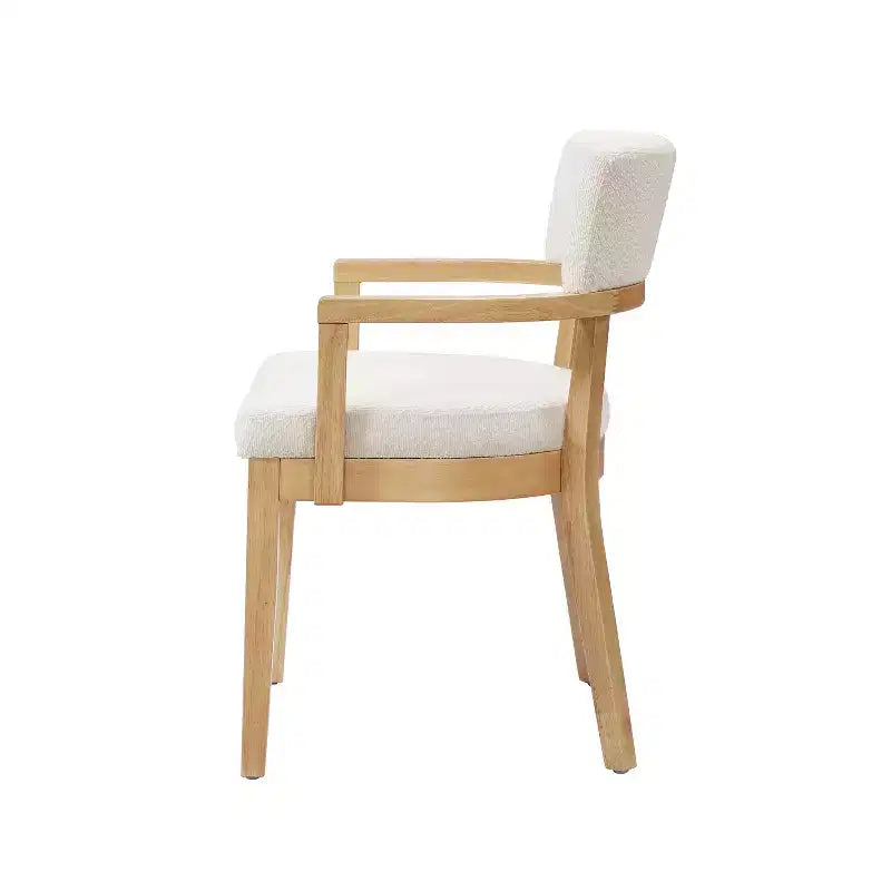 Christopher Knight Home Amelia Chaises de salle à manger modernes en bouclette avec accoudoirs en U (Lot de 2)