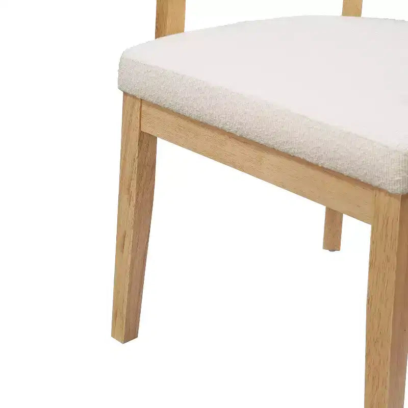 Christopher Knight Home Amelia Chaises de salle à manger modernes en bouclette avec accoudoirs en U (Lot de 2)