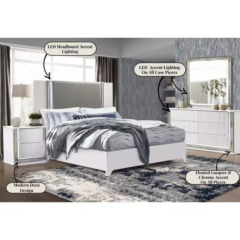 HomeStock Commode verticale en MDF de 19 po de hauteur avec 14 tiroirs, finition blanche