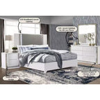 HomeStock Commode verticale en MDF de 19 po de hauteur avec 14 tiroirs, finition blanche