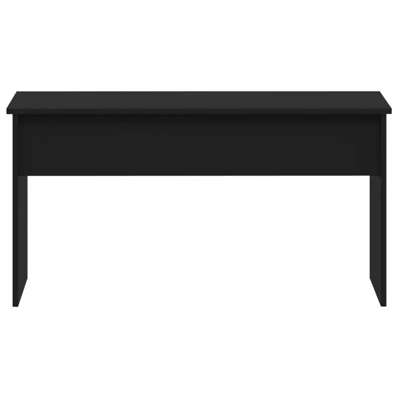Table basse Bois d'ingénierie noir Moyen Accoudoirs réglables