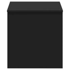 Table basse Bois d'ingénierie noir Moyen Accoudoirs réglables