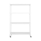 Seville Classics HOME Étagère à 4 niveaux en acier avec doublures d'étagère, 91,4 cm L x 35,6 cm P x 143,5 cm H
