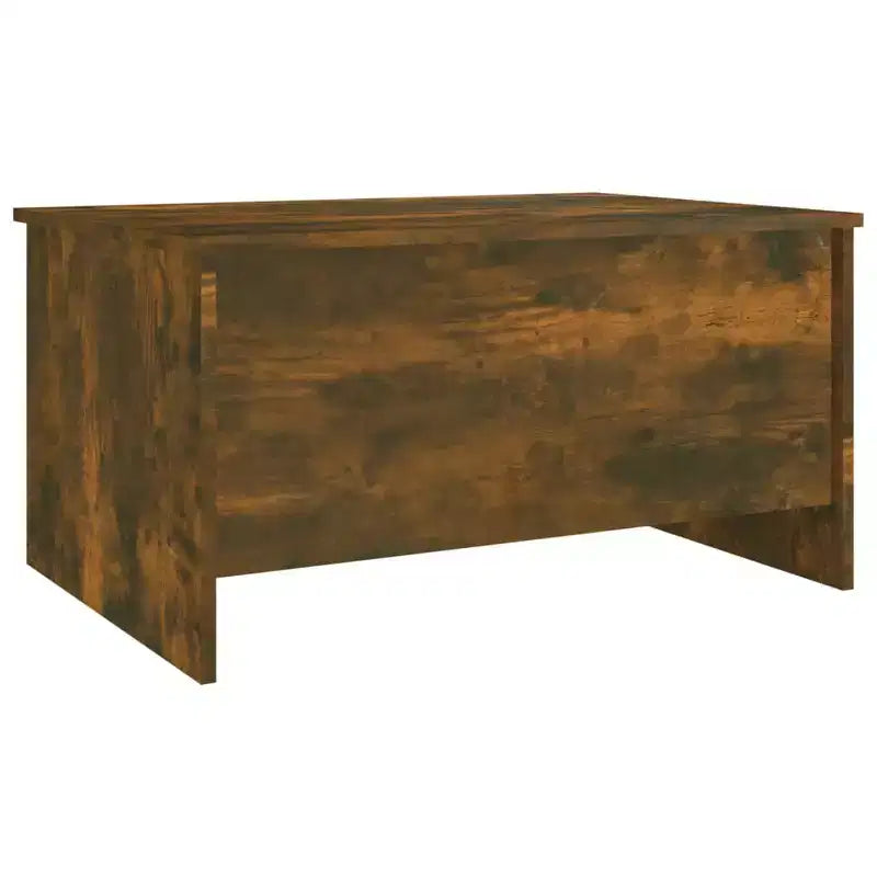 Table basse chêne fumé, bois d'ingénierie 80 x 55,5 x 41,5 cm