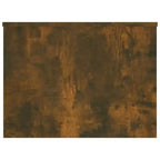 Table basse chêne fumé, bois d'ingénierie 80 x 55,5 x 41,5 cm