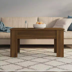 Table basse Chêne marron Bois d'ingénierie 101 x 49 x 52 cm