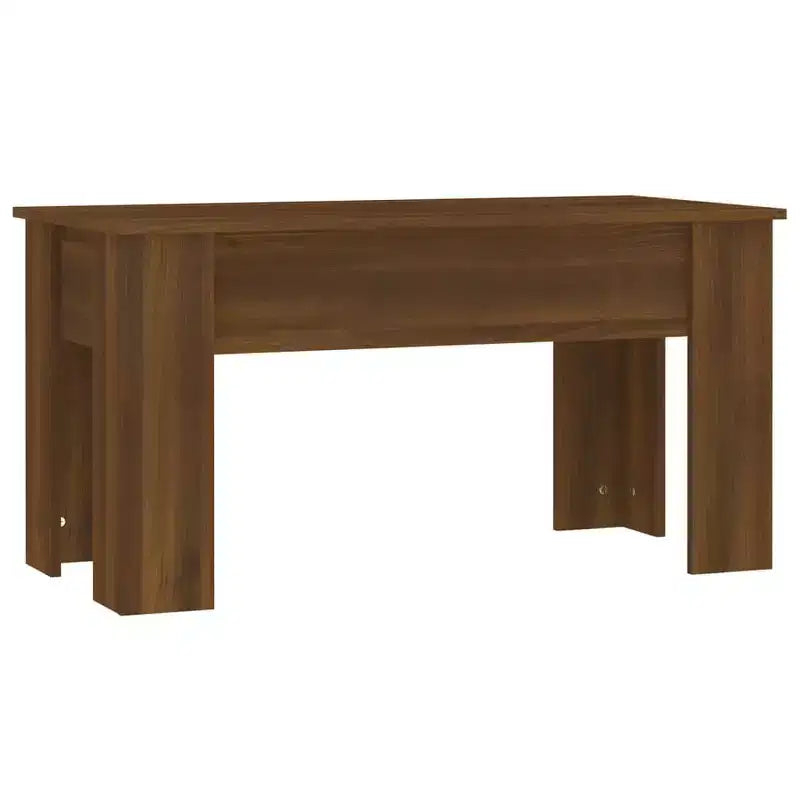 Table basse Chêne marron Bois d'ingénierie 101 x 49 x 52 cm