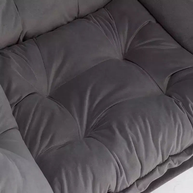 Fauteuil de salon inclinable moderne Okak avec pouf repose-pieds, fauteuil de loisirs confortable pour salons, zones de détente