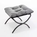 Fauteuil de salon inclinable moderne Okak avec pouf repose-pieds, fauteuil de loisirs confortable pour salons, zones de détente