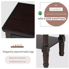 Table console étroite rétro Okak 23,7 po, table d'entrée avec trois tiroirs de rangement et étagère inférieure, table de couloir pour salon, entrée