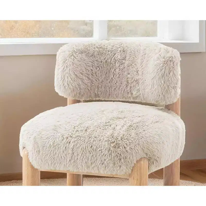 Fauteuils ronds simples et mignons Okak avec dossier incurvé, fauteuil d'appoint de lecture et de loisirs de style contemporain pour chambre à coucher, salon