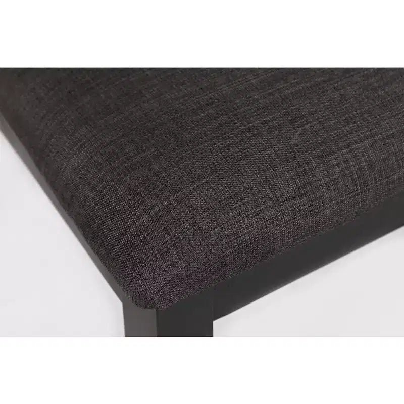 Jofran, Chaises de salle à manger American Rustics en bois tapissé à dossier ajouré avec garniture cloutée (lot de 2)