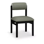 Meridian Furniture, Chaise de salle à manger tapissée en cuir végétalien Roundhill, Lot de 2