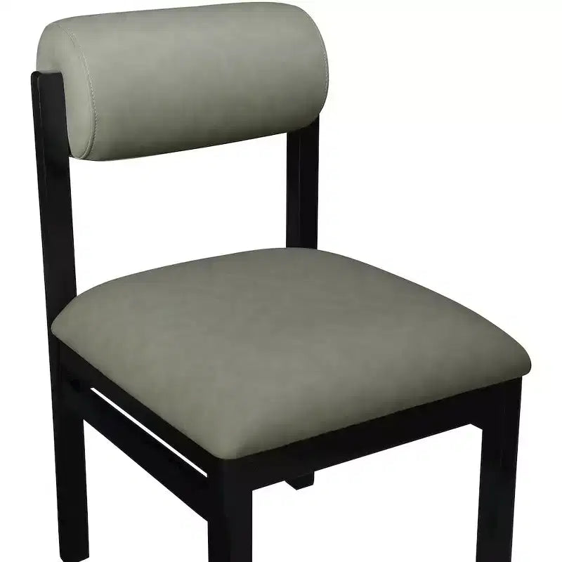 Meridian Furniture, Chaise de salle à manger tapissée en cuir végétalien Roundhill, Lot de 2