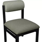 Meridian Furniture, Chaise de salle à manger tapissée en cuir végétalien Roundhill, Lot de 2