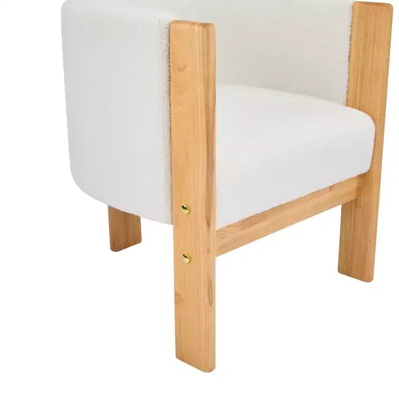 Christopher Knight Home Chaises de salle à manger modernes Zoe en bouclette avec dossier baquet (lot de 2)