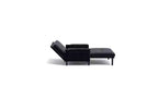 Zevemomo Canapé convertible futon, canapé-lit escamotable, convertible avec dossier réglable, revêtement en tissu velours 2 places pour salon, chambre à coucher - Gris