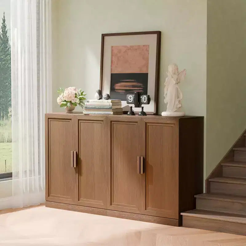 Meuble de rangement d'appoint Dovelina avec étagères réglables Buffet de salle à manger - 91,4 cm H x 78,7 cm L