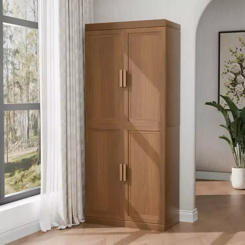 Meuble de rangement d'appoint Dovelina avec étagères réglables Buffet de salle à manger - 91,4 cm H x 78,7 cm L