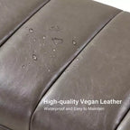 Banc Fritz moderne rembourré capitonné avec pieds en métal|ART OF LIVING DESIGNS