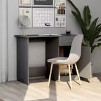 Bureau gris 39,4x19,7x29,9 bois d'ingénierie