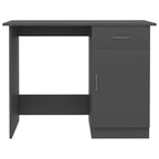 Bureau gris 39,4x19,7x29,9 bois d'ingénierie