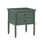 Table de Chevet GDFStudio Emmett Moderne du Milieu du Siècle 22 avec 2 Tiroirs