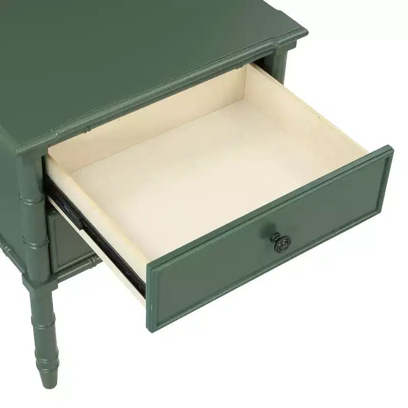 Table de Chevet GDFStudio Emmett Moderne du Milieu du Siècle 22 avec 2 Tiroirs