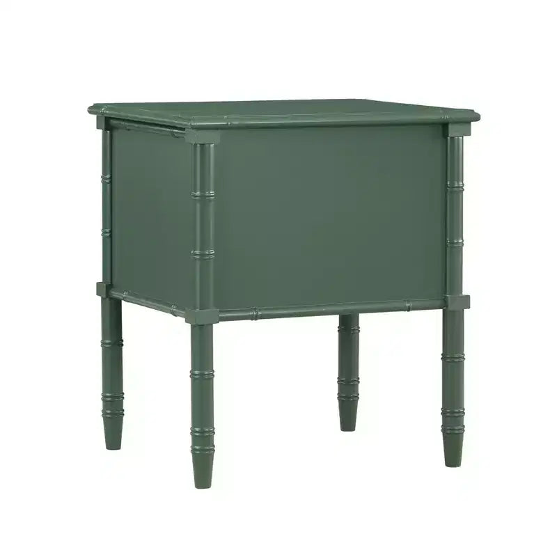 Table de Chevet GDFStudio Emmett Moderne du Milieu du Siècle 22 avec 2 Tiroirs