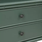 Table de Chevet GDFStudio Emmett Moderne du Milieu du Siècle 22 avec 2 Tiroirs