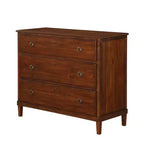 Commode 3 tiroirs en bois d'acacia rustique GDFStudio Callen 42