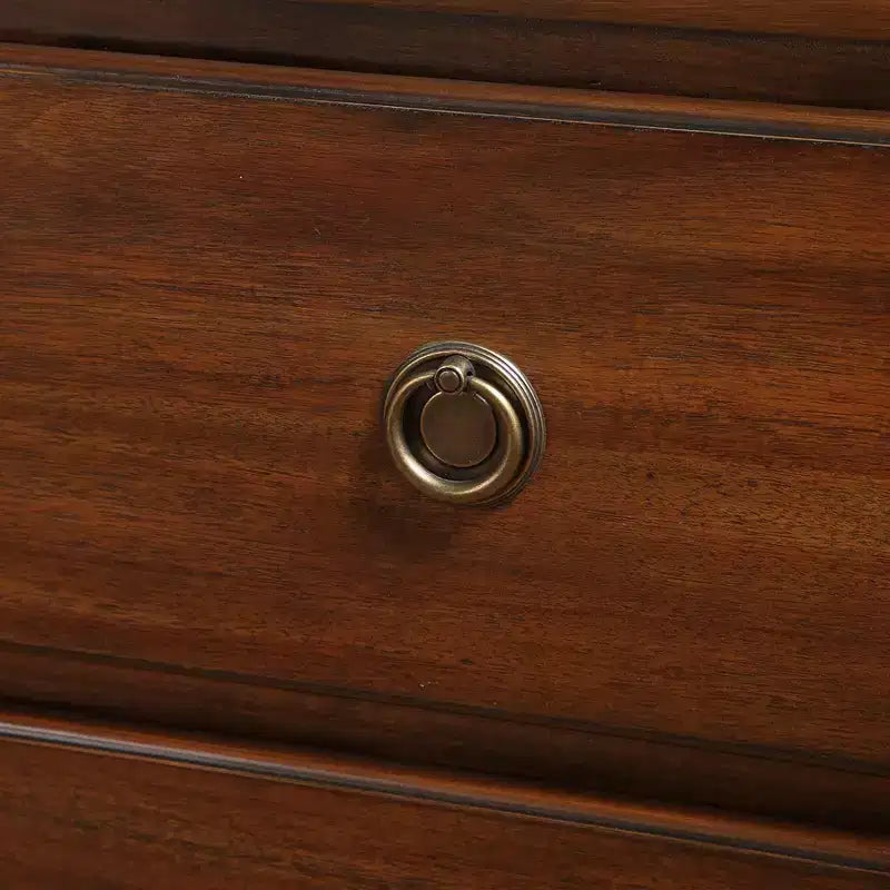 Commode 3 tiroirs en bois d'acacia rustique GDFStudio Callen 42