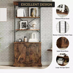 Étagère à Livres Moderne Bibliothèque avec Tiroirs Rangement Étagère Haute Cadre Métallique Grands Présentoirs pour Chambre à Coucher, Salon