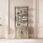 Étagère à Livres Moderne Bibliothèque avec Tiroirs Rangement Étagère Haute Cadre Métallique Grands Présentoirs pour Chambre à Coucher, Salon