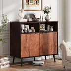 31,5 Buffet Armoire de Rangement, Meuble de Cuisine en Bois Style Ferme