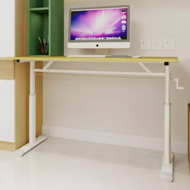 Okak Bureau réglable en hauteur 120 cm, bureau d'ordinateur polyvalent, bureau pour salon, bureau, salle de classe