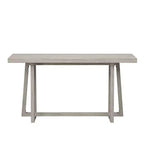 Okak Table d'entrée rectangulaire minimaliste de 59,84 pouces, Table console avec pieds au design unique et plateau épais, Table d'appoint pour foyer, Extérieur