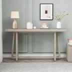 Okak 59.84IN Minimalism Rectangular Entryway Table, Console Table with Unique Legs Design and Thick Top, Accent Table for Foyer, Outdoor