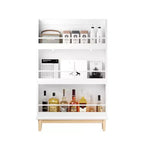 Étagère à livres pour enfants avec 3 tablettes d'exposition frontales, Bibliothèque, Meuble de rangement, Blanc - ModernLuxe