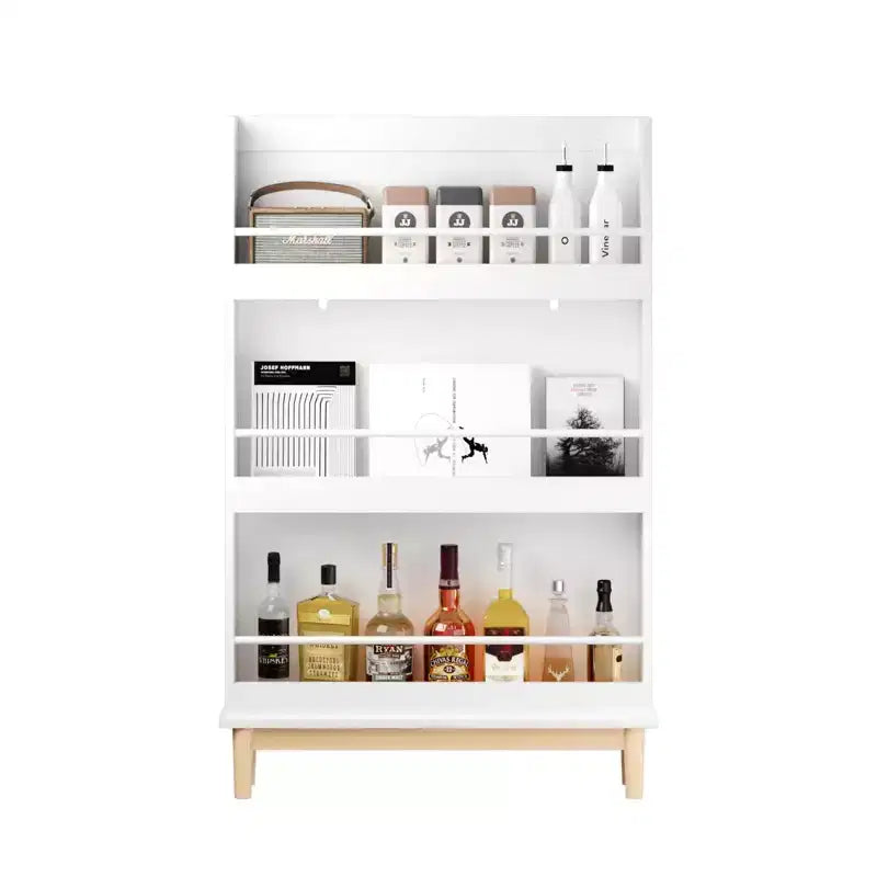 Étagère à livres pour enfants avec 3 tablettes d'exposition frontales, Bibliothèque, Meuble de rangement, Blanc - ModernLuxe